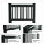 Cache-radiateur en MDF anthracite avec finition laquée à base d'eau pour radiateurs plinthes et muraux