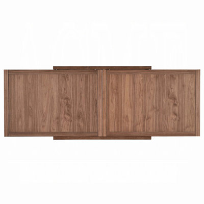 Extendable Dining Table Modern Kitchen Dining Wooden Furniture 1Pc Self Storing Leaf