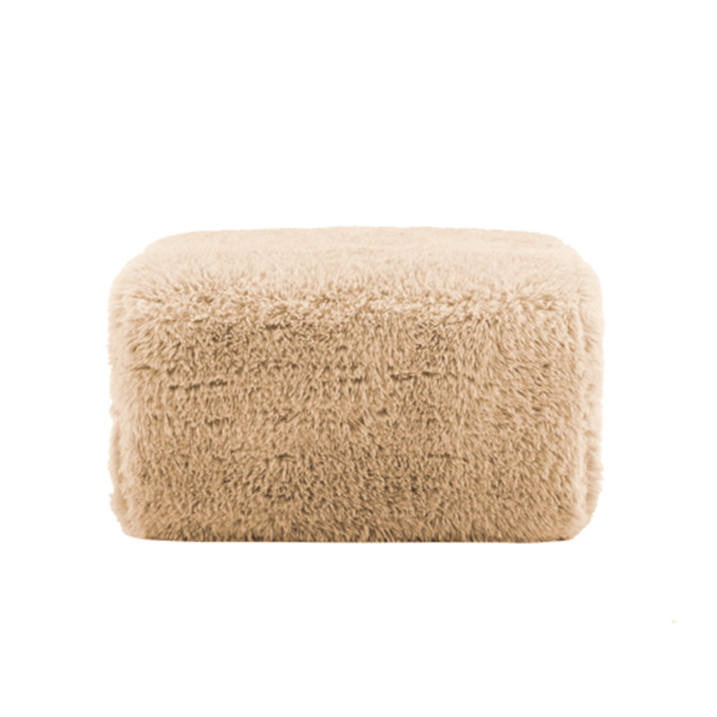 Repose-pieds en tissu moelleux, Light Brown