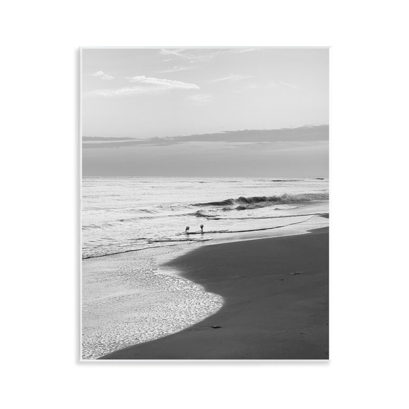 Evening Beach Stroll Wall Plaque Art by Graffi*tee Studios