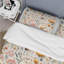 White Scandinavian Elegant Florals I - Ensemble de housse de couette à motif floral-1618197553
