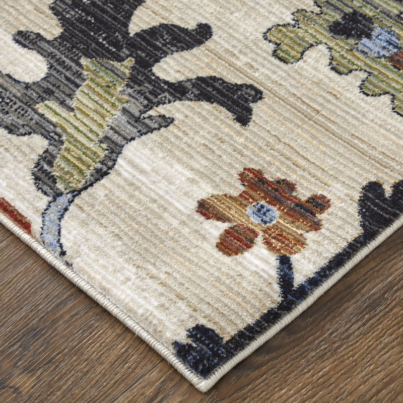 Claymore Performance Floral Indoor Rug, Rectangle 2' x 3'