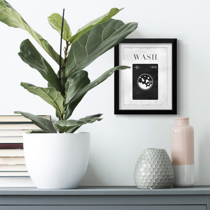Wash -Framed Print