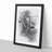 The Feet of a Ballet Dancer in Abstract - Picture Frame Graphic Art Print-55737625-55737623