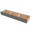Lit superposé simple à escalier avec tiroir gris. Sécuritaire et fonctionnel pour un dortoir de chambre à coucher. Convient aux adultes. Structure en pin massif. Tiroir de rangement gris facile à assembler. Famille. Polyvalent et simple. Pour-2072563345