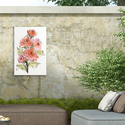 Chris Paschke Smooth Rose II Outdoor  Canvas