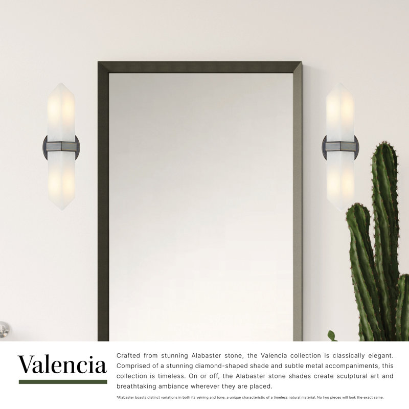 Valencia 2 - Light Vanity Light, Polished Nickel