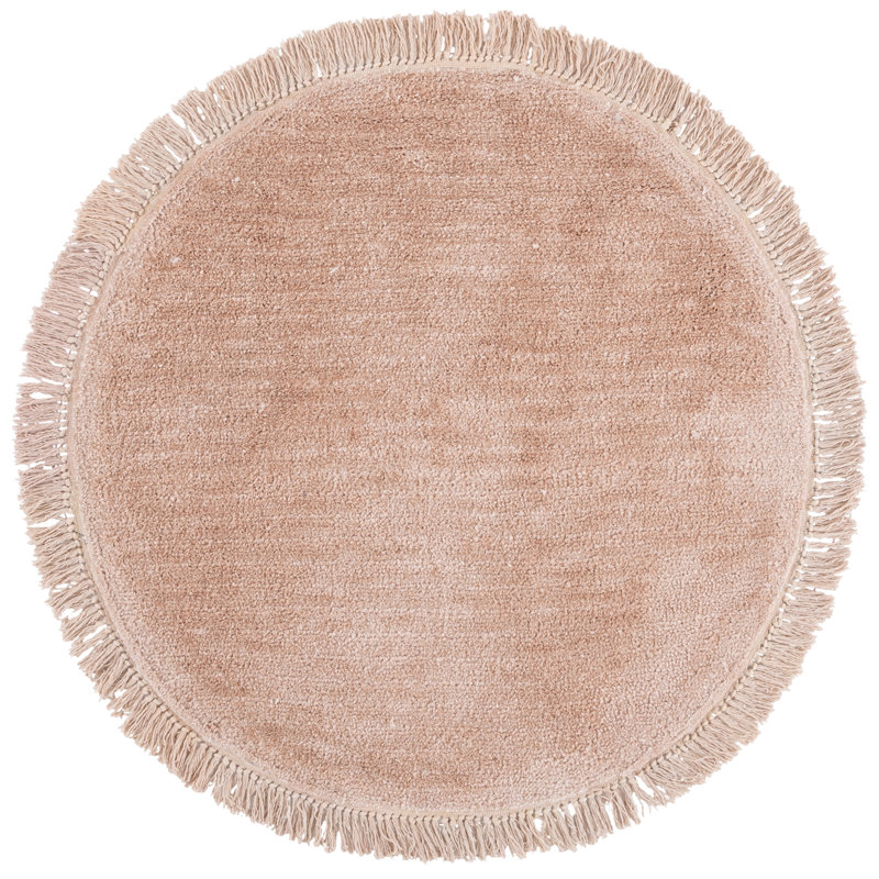 Vermont 575 Hand Tufted Performance Solid Color Rug, Round 4'