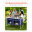 Station de cuisson pliante en aluminium 3