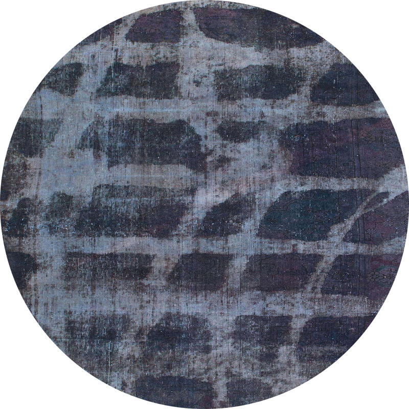 Tapis abstrait moderne 915, Rond 7 pi