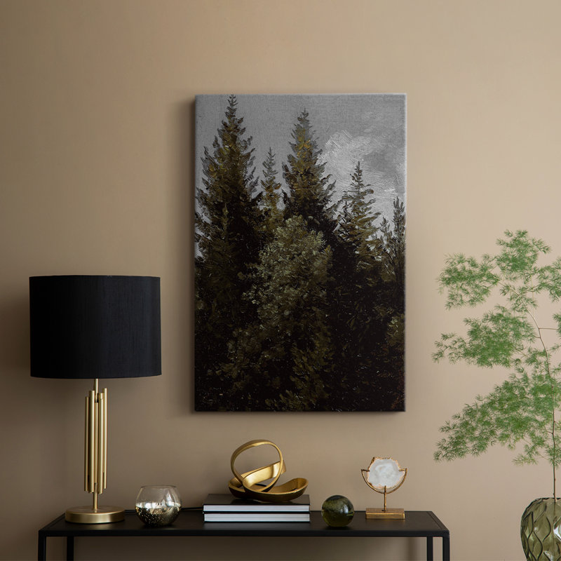 Paysage rétro CCXV - galerie Cavas, H 36 po x l 24 po