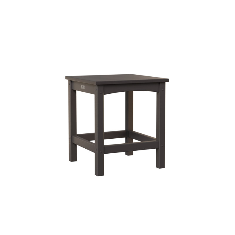 Camden Outdoor End Table, Smoke Gray