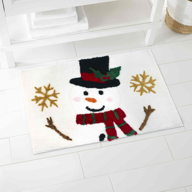 The Holiday Aisle® Snowman Rug