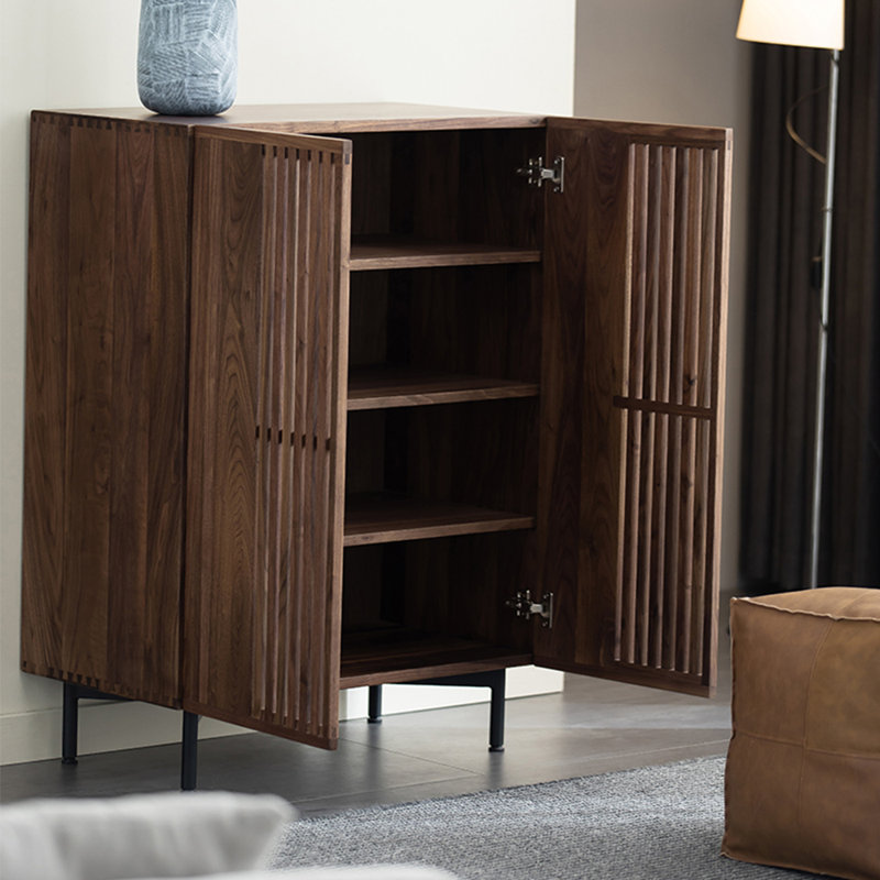 Design Storage Shoe Cabinet, 43.31"H x 31.5"W x 15.75"D