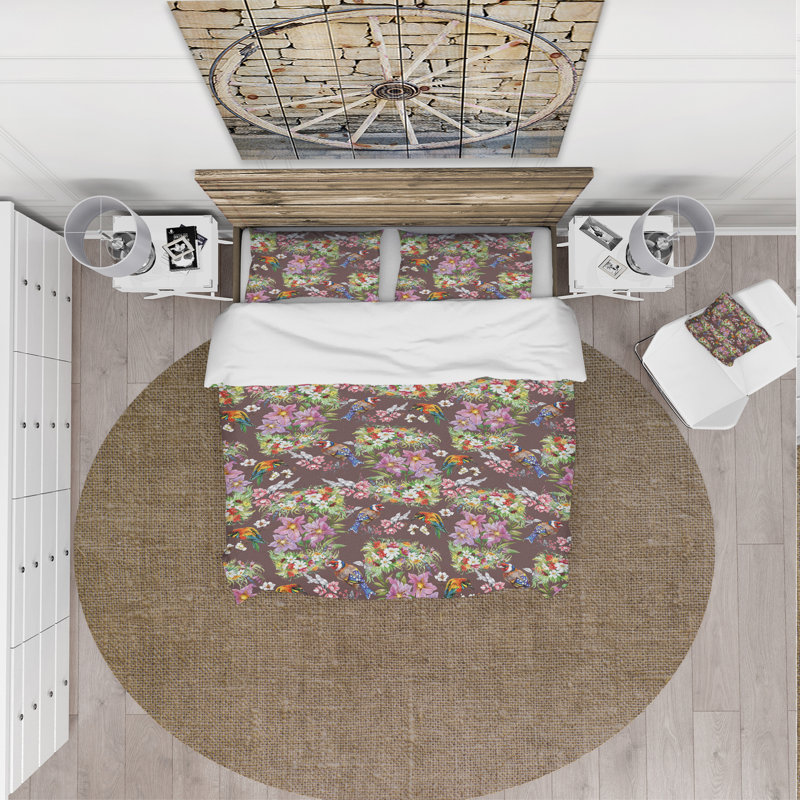 Ensemble de housse de couette de cabine et de dépôt, Housse simple + 1 taie décorative