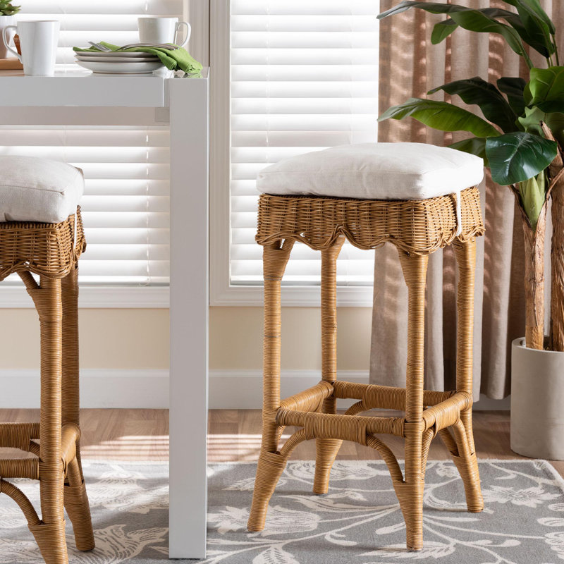 Tabouret de bar 29,5 po Muy Boho, Tabouret de bar (siège d'une hauteur de 29,5 po)