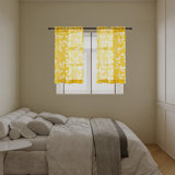 Fiertz Polyester Semi Sheer Curtain Pair