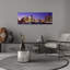 Dusk Detroit Michigan USA 1 Piece Wrapped Canvas Panoramic Wall Art-459288547
