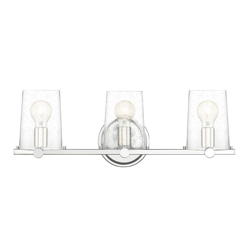 Éclairage pour meuble-lavabo 3 lumières à intensité réglable Laughlin, Chrome