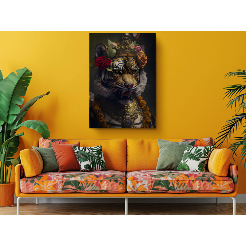 " Counselor Tiger ", 24" H x 16" W x 1" D