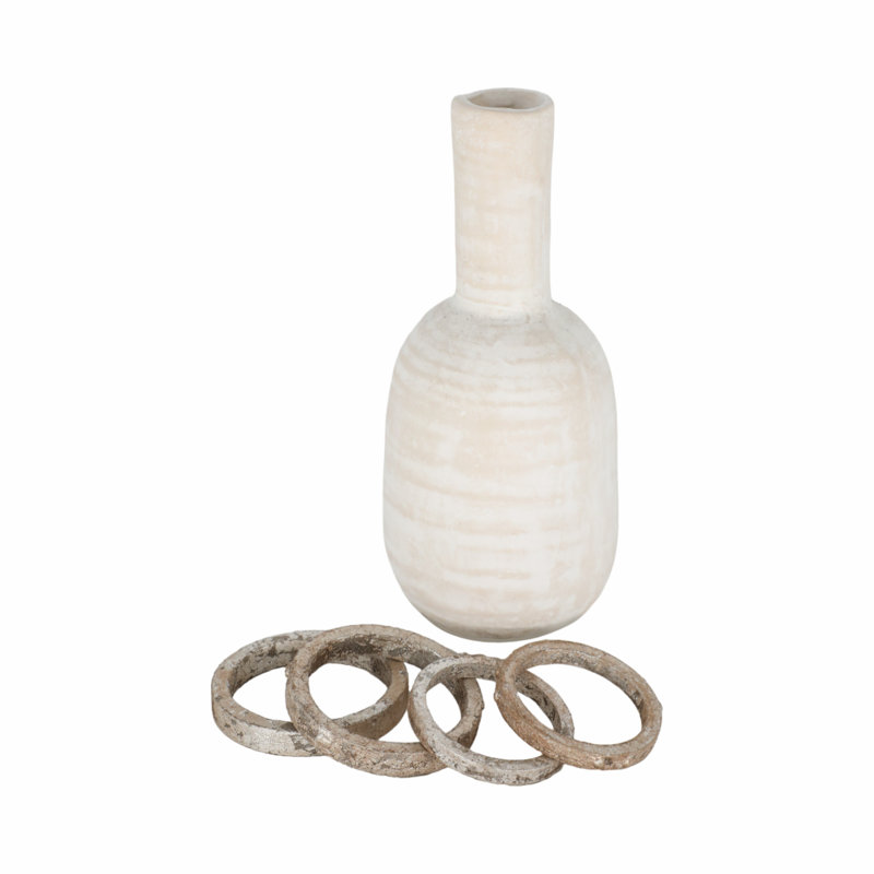 Ceramic/Porcelain Table Vase, 10"