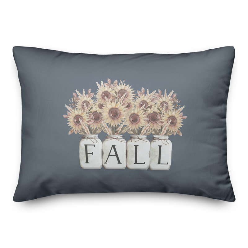 Housse et coussin rectangulaires Fall Mason Jars