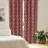 Floral Semi-Sheer Rod Pocket Curtain Panels-1612967199