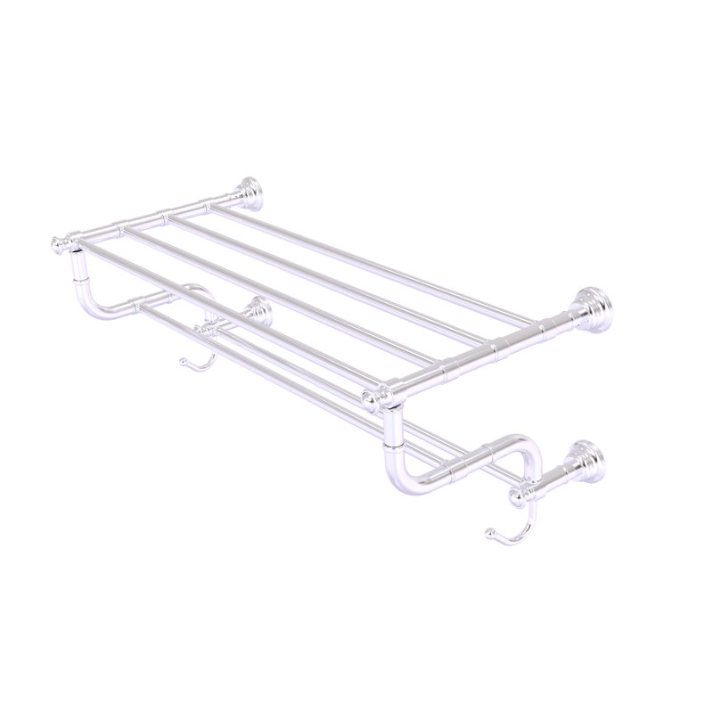 Porte-serviettes mural Freyja, Chrome satiné, P 12,5 po x l 26 po x H 10,6 po