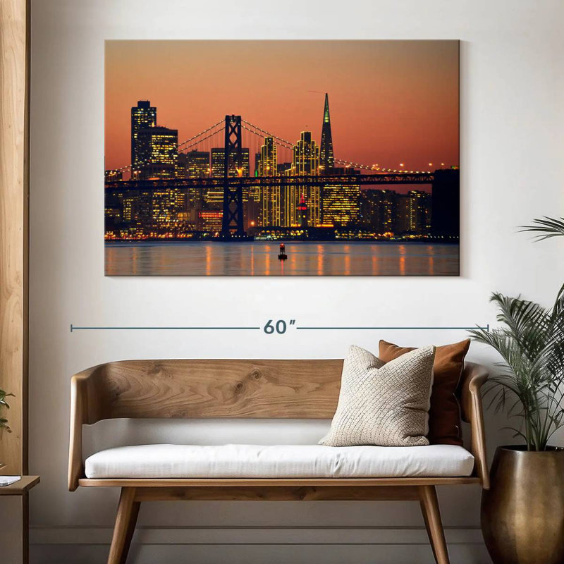 «Sirci Vibrant», horizon de San Francisco, H 34 po x l 51 po