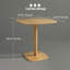 Table de salle à manger pour 4 personnes - Table de cuisine moderne, bois naturel