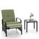 Adjustable Relaxing Recliner Patio Chair With Cushions And Table