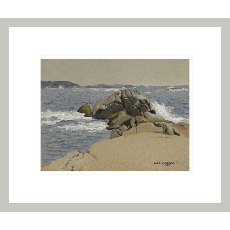 Peggy's Cove, Nouvelle-Écosse, par Alex Colville, impression giclée encadrée, H 13,75 po x l 16,34 po