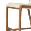 Rafe Upholstered Stool with Solid Wood Frame