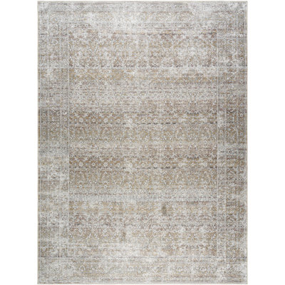 Our PNW Home x Livabliss Oriental Machine Washable Dark Brown Area Rug
