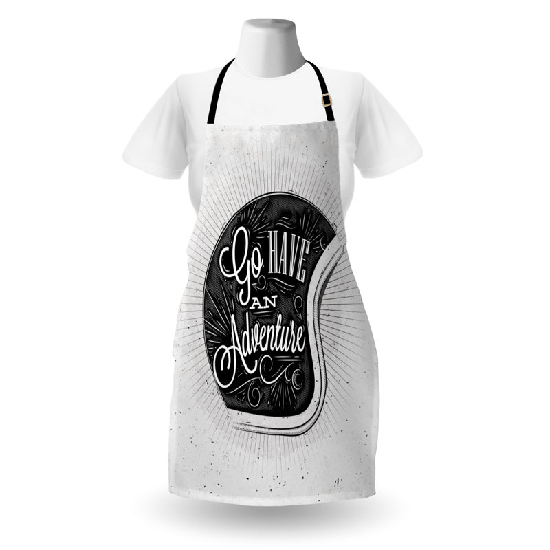 No Pattern Bib Apron
