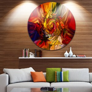 DesignArt Illusions Of Stained Glass On Metal Print & Reviews | Wayfair