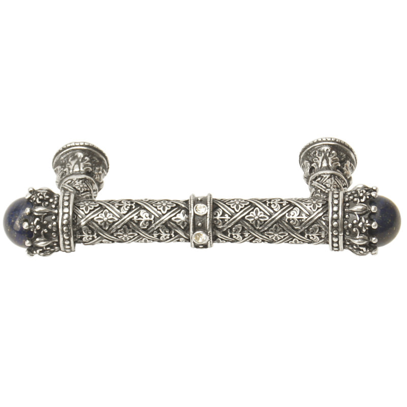 Carpe Diem 6529-9CLAP Crowning Glory Queen Penelope Chalice Queen Penelope 4 inches c.c. pull w/ Swarovski Crystals & semi‐precious stones in Chalice