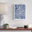 « atlanta georgia city map blue », impression sur toile tendue-331752128