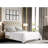 Winston Porter Fabric Upholstered Bed Frame with Adjustable Headboard-1021784462-1021784453