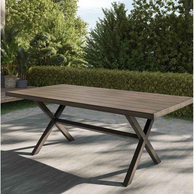 Table de patio rectangulaire Inci