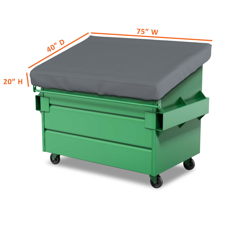 Outdoor Cover, 50.8cm H x 190.5cm W x 101.6cm D, Grey