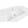 MEBO 19.7'' White Reinforced Acrylic Rectangular Bathroom Sink with Faucet and Overflow