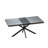 55.11" -70.86"Retro Rectangular Stretch Dining Table-515742029