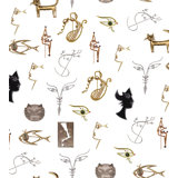 The Wall - Jean Cocteau Joyaux Wallpaper Double Roll by Jean Cocteau