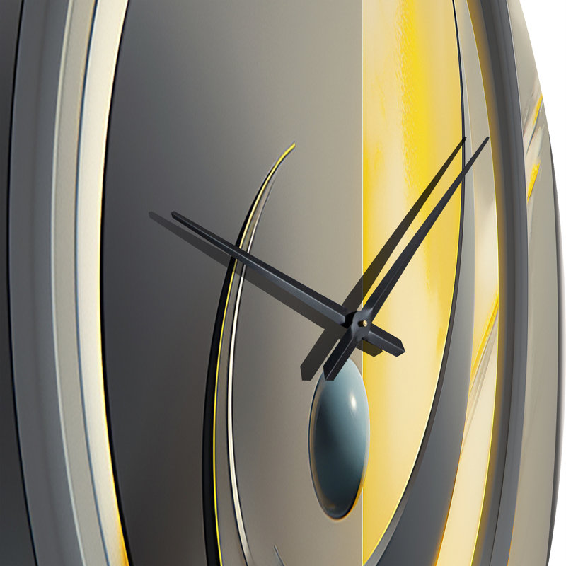 Horloge murale Visionary Dance Of God 3D Wave Sphere II, Moyenne