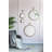 Iron Frame Vertical Round Mirror