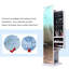 Armoire pour bijoux avec miroir autoportante