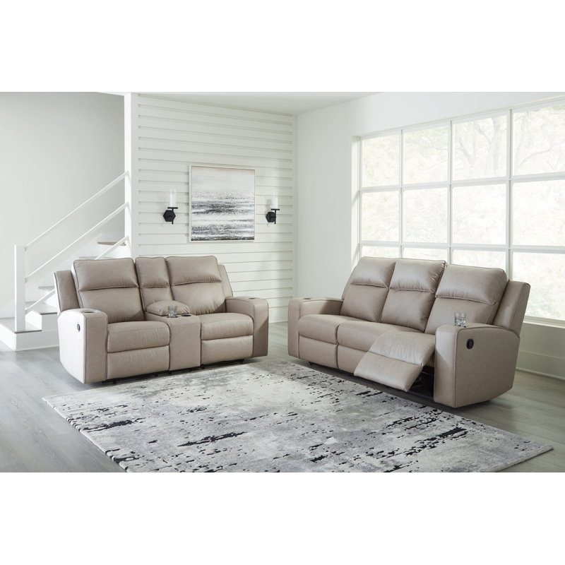 Canapé inclinable et causeuse Lavenhorne, Gris