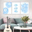 3 Piece Wrapped Canvas Wall Art-479112083