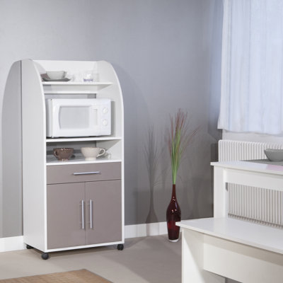 Seyma Wood Kitchen Cart